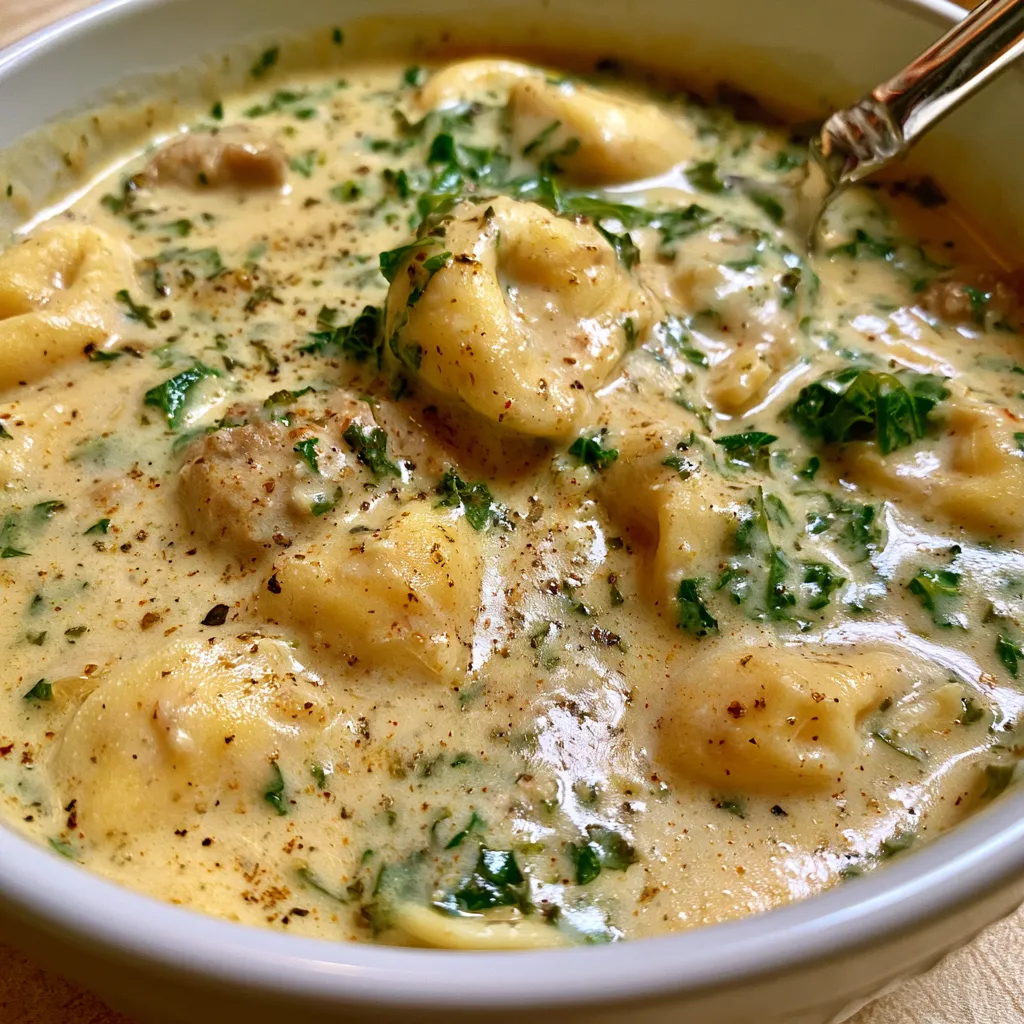 sausage tortellini soup
