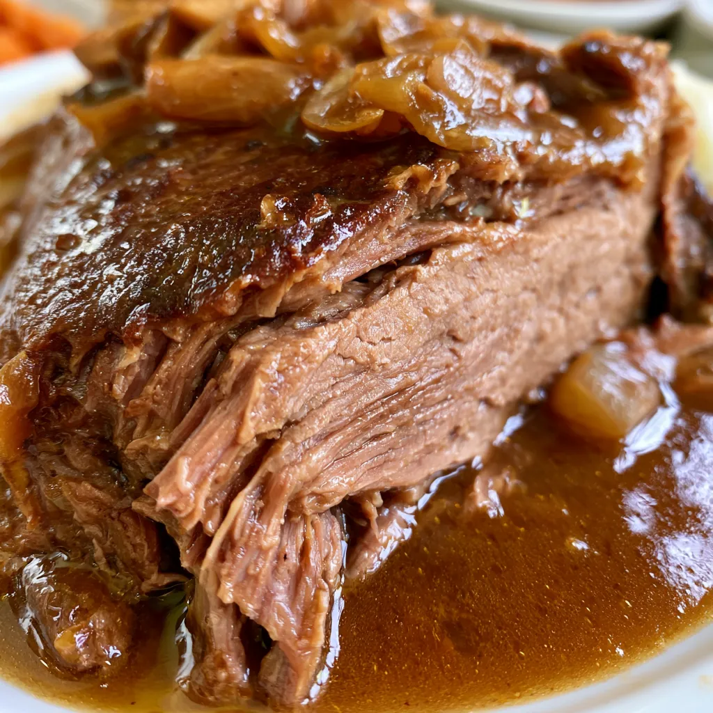 slow cooker beef manhattan