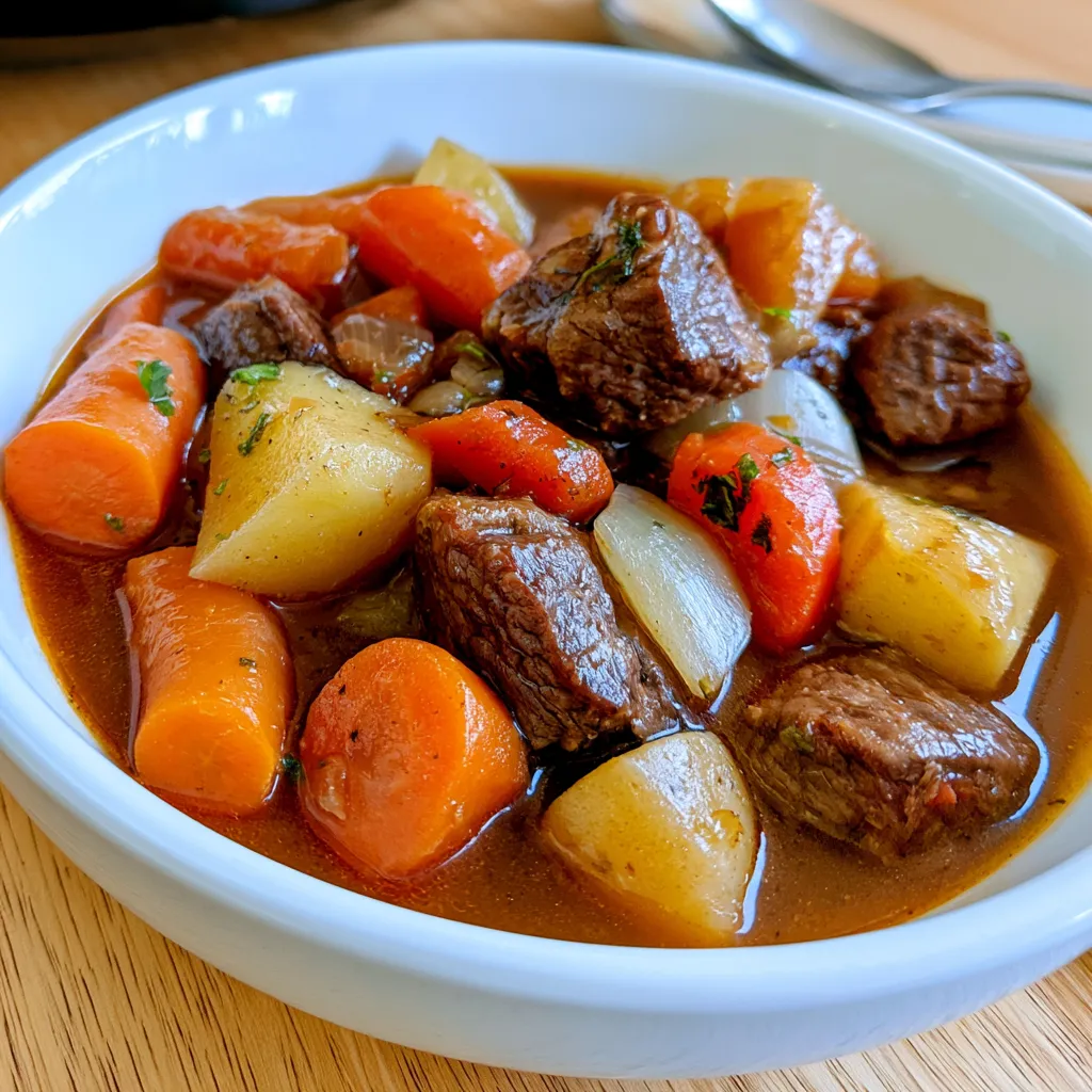 slow cooker beef stew