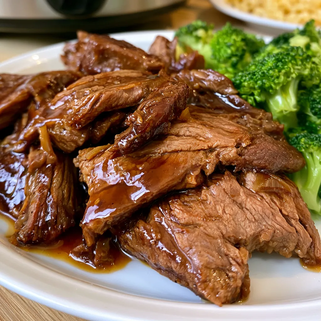 slow cooker beef teriyaki