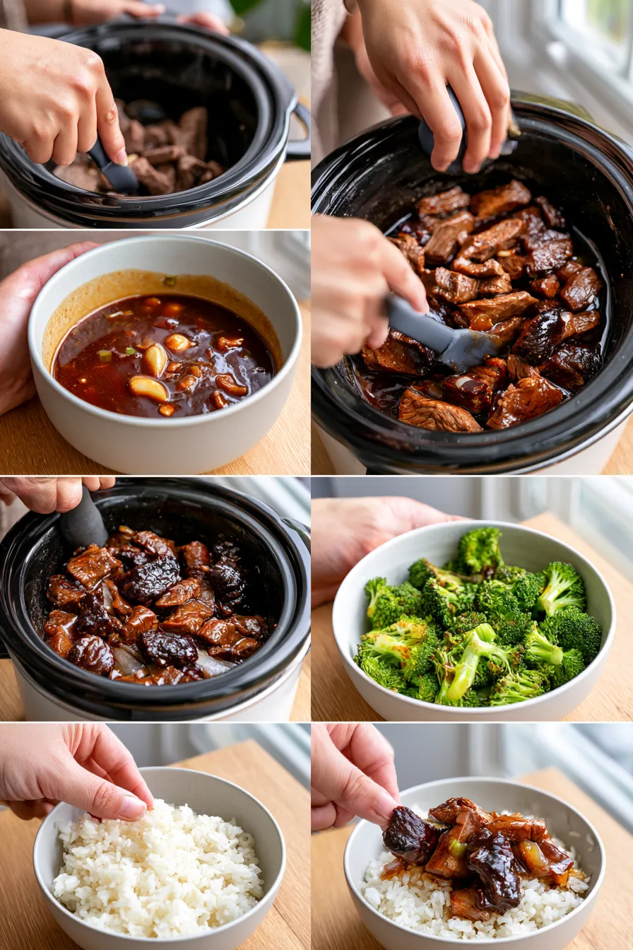 slow cooker beef teriyaki