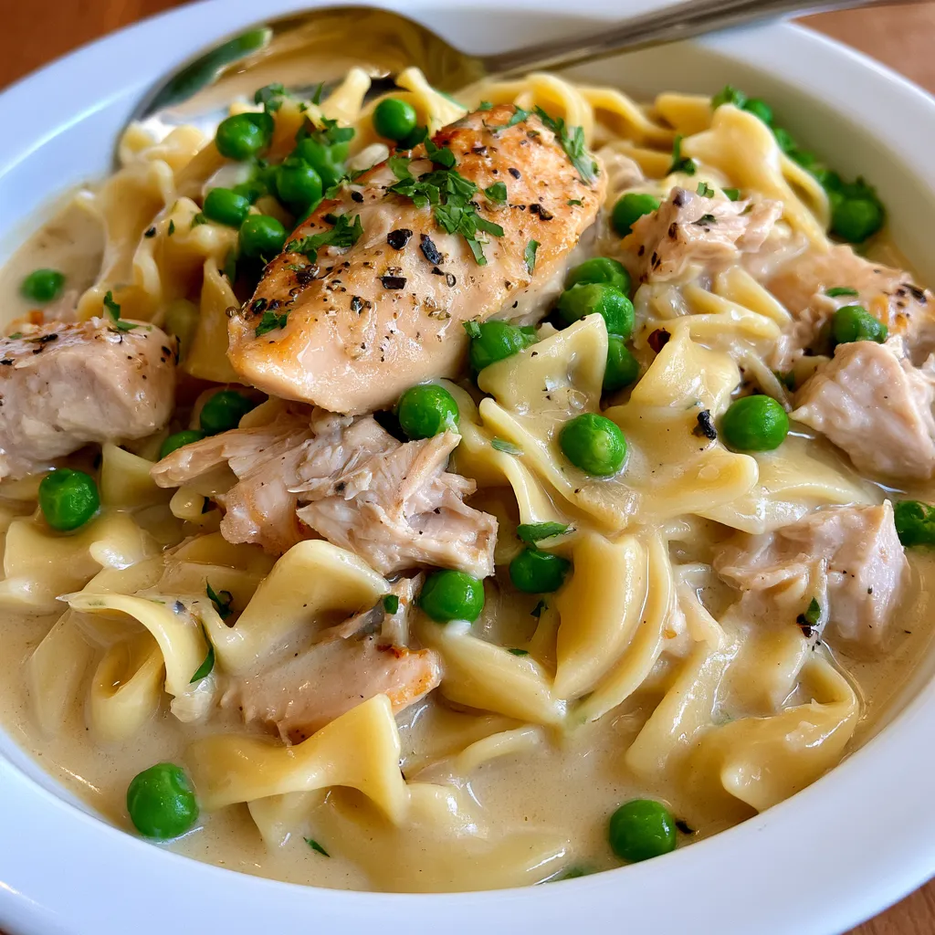 slow cooker chicken and noodles