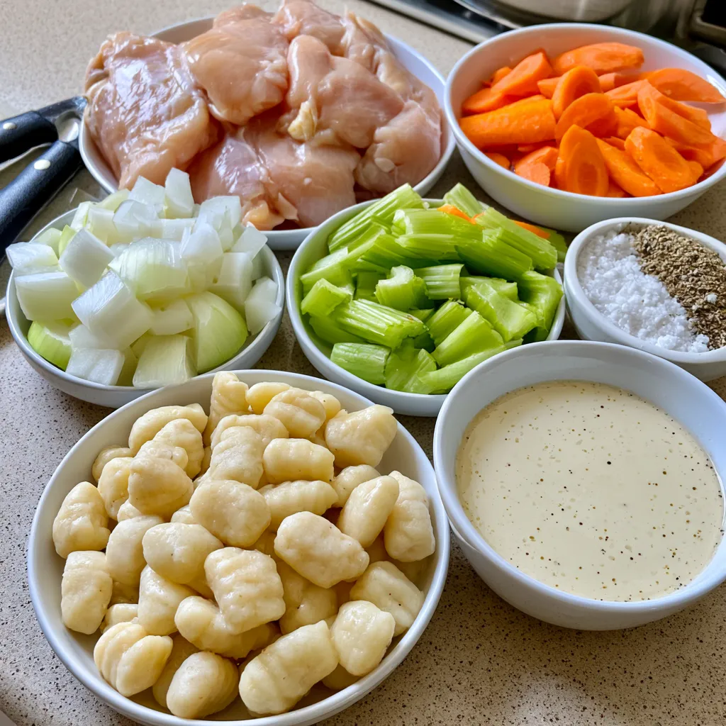 slow cooker chicken gnocchi soup