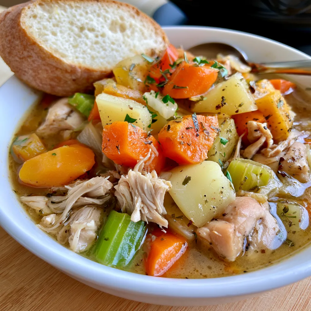 slow cooker chicken stew