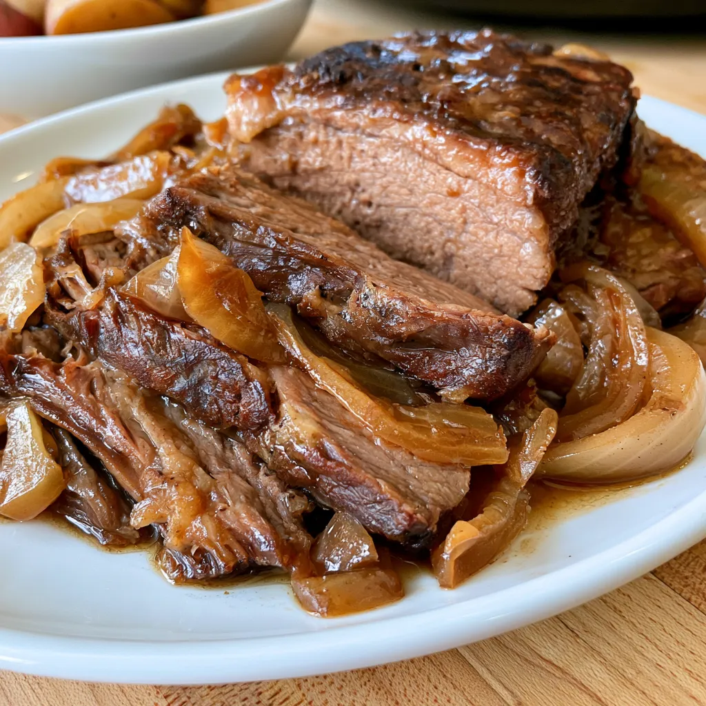 slow cooker french onion pot roast