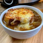 slow cooker french onion soup