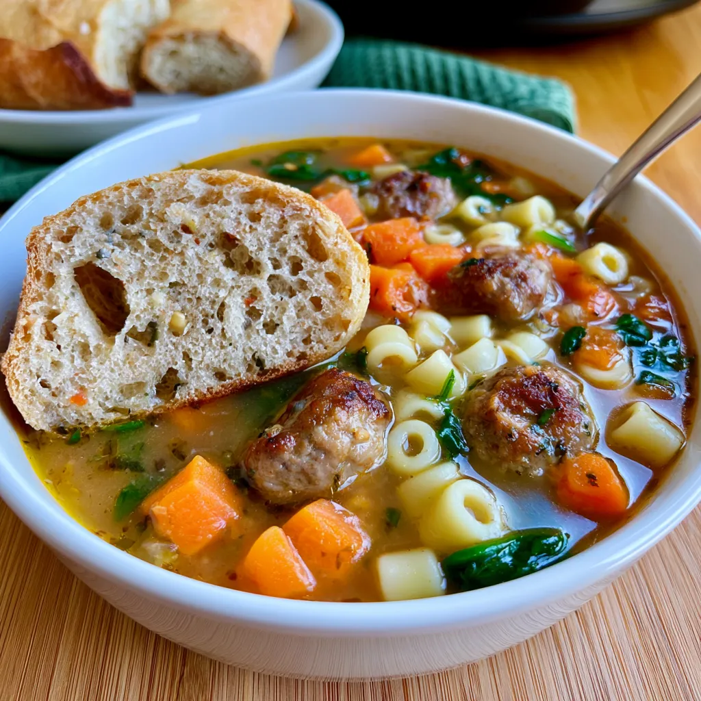 slow cooker italian wedding soup