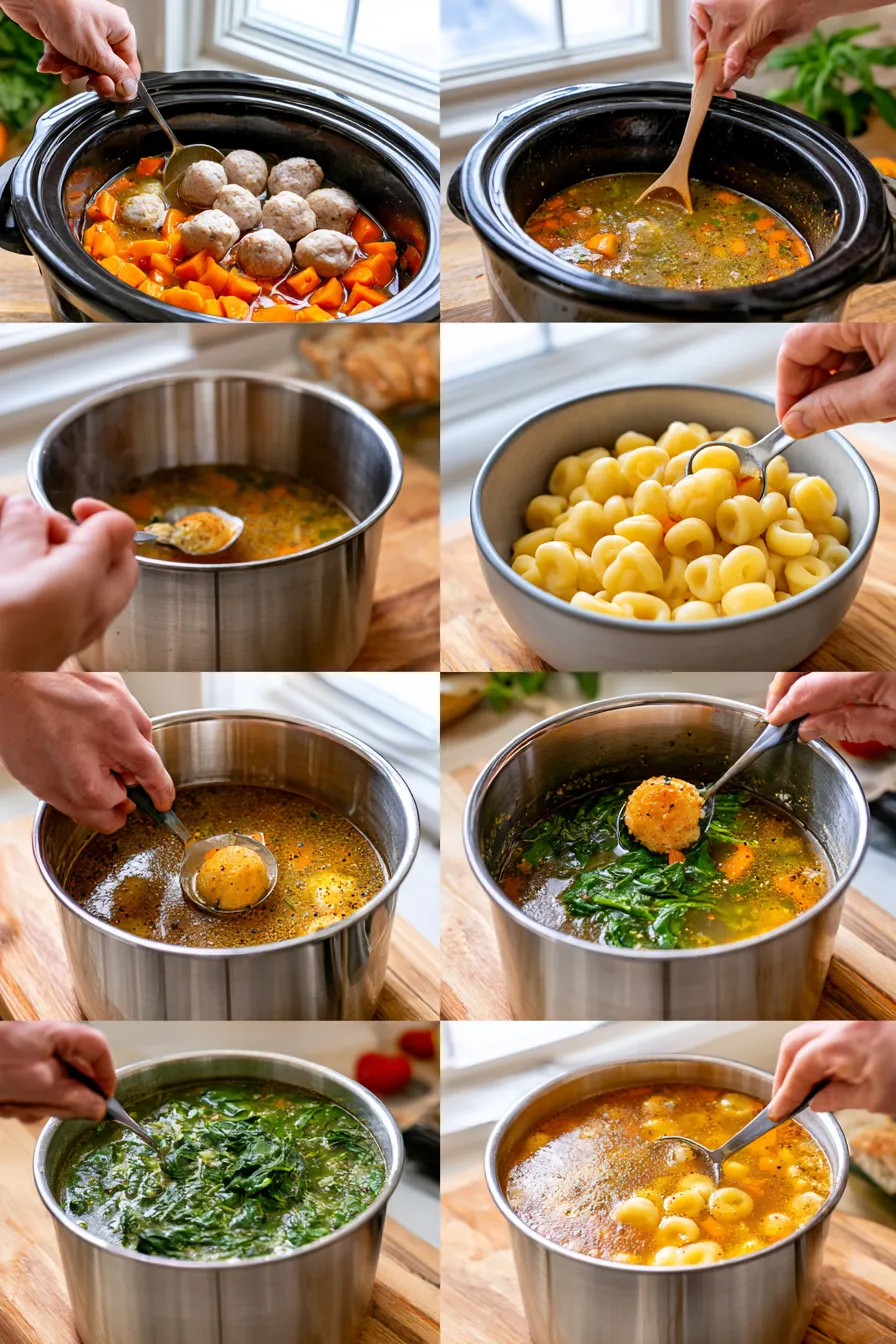 slow cooker italian wedding soup