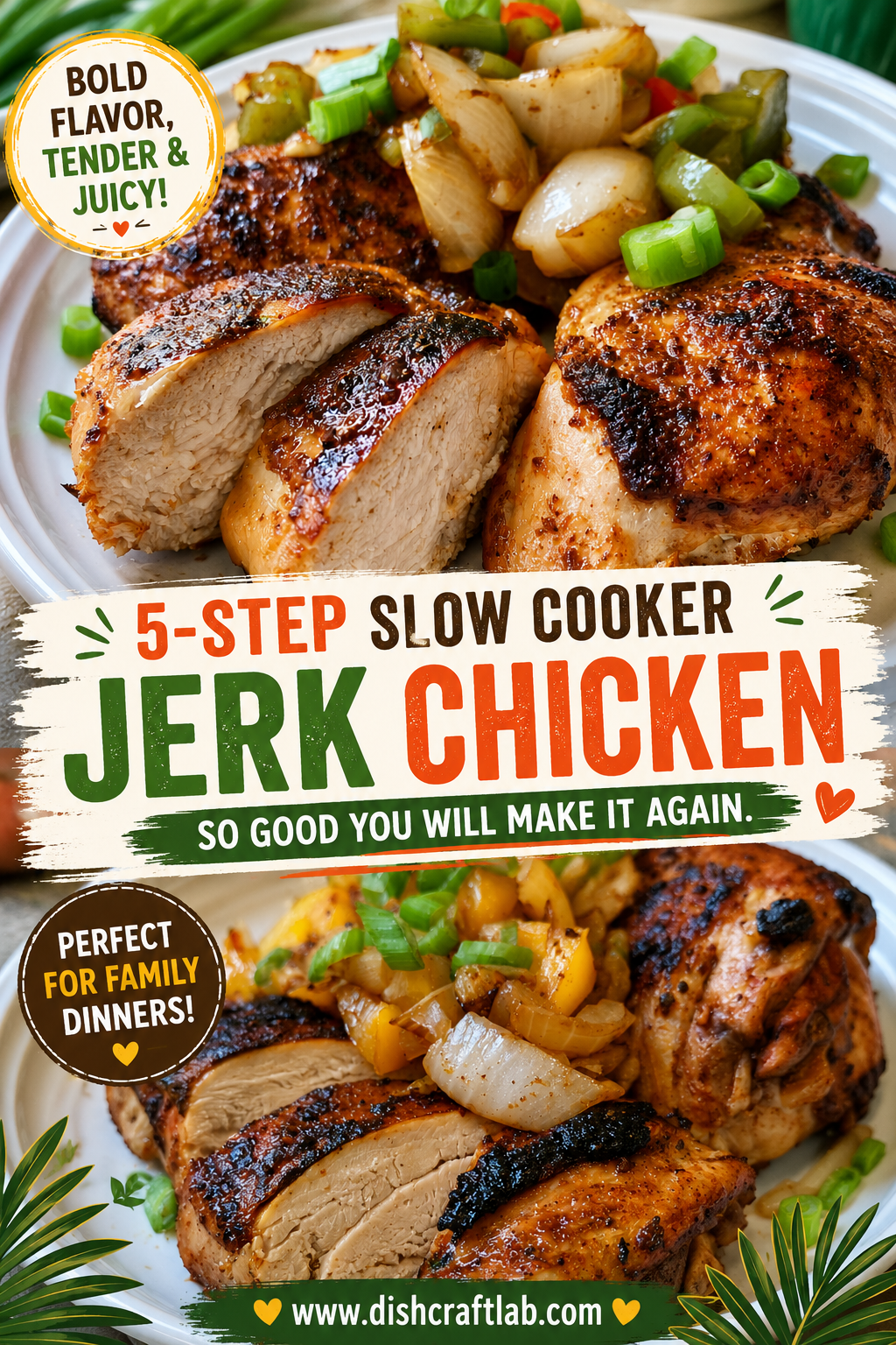 slow cooker jerk chicken