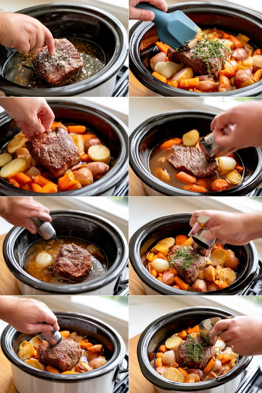 slow cooker pot roast