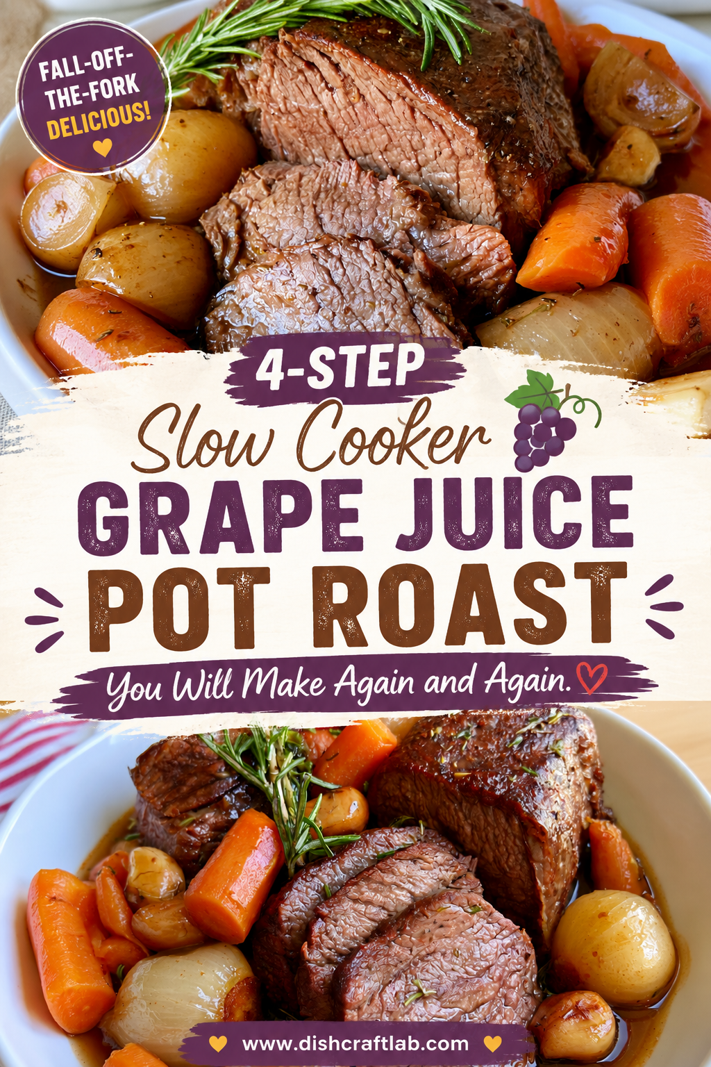 slow cooker red wine pot roast