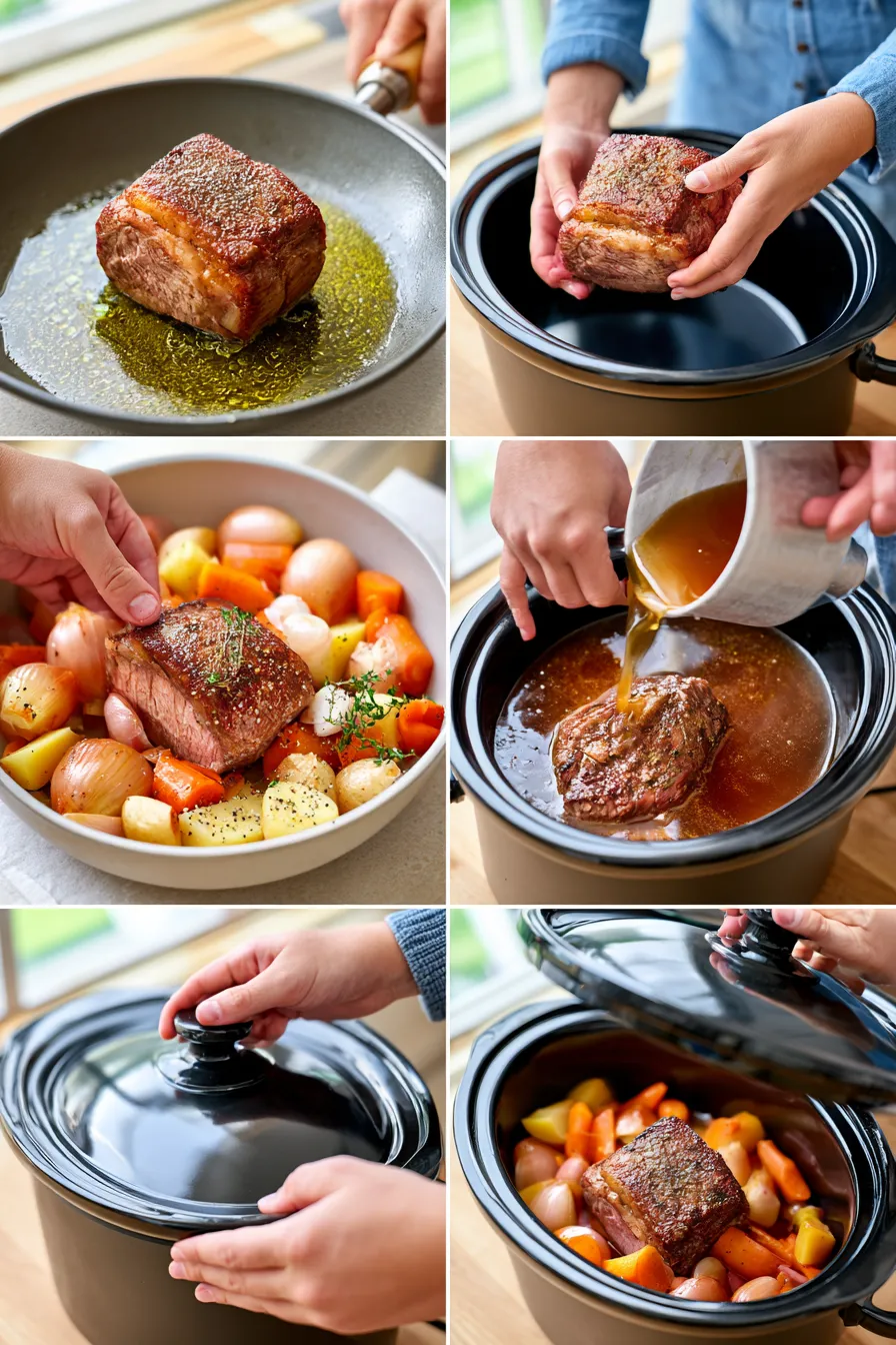 slow cooker roast