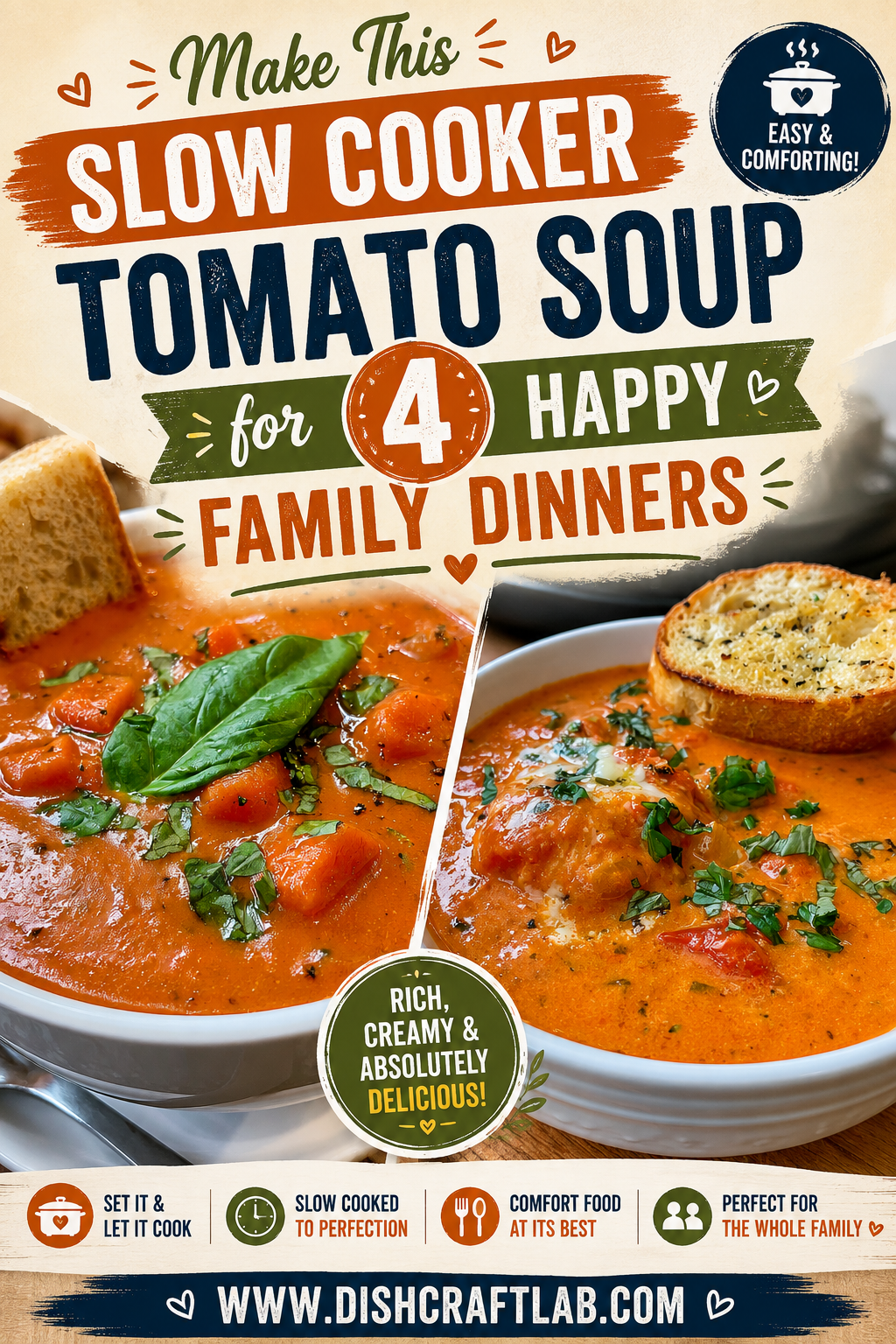 slow cooker tomato soup
