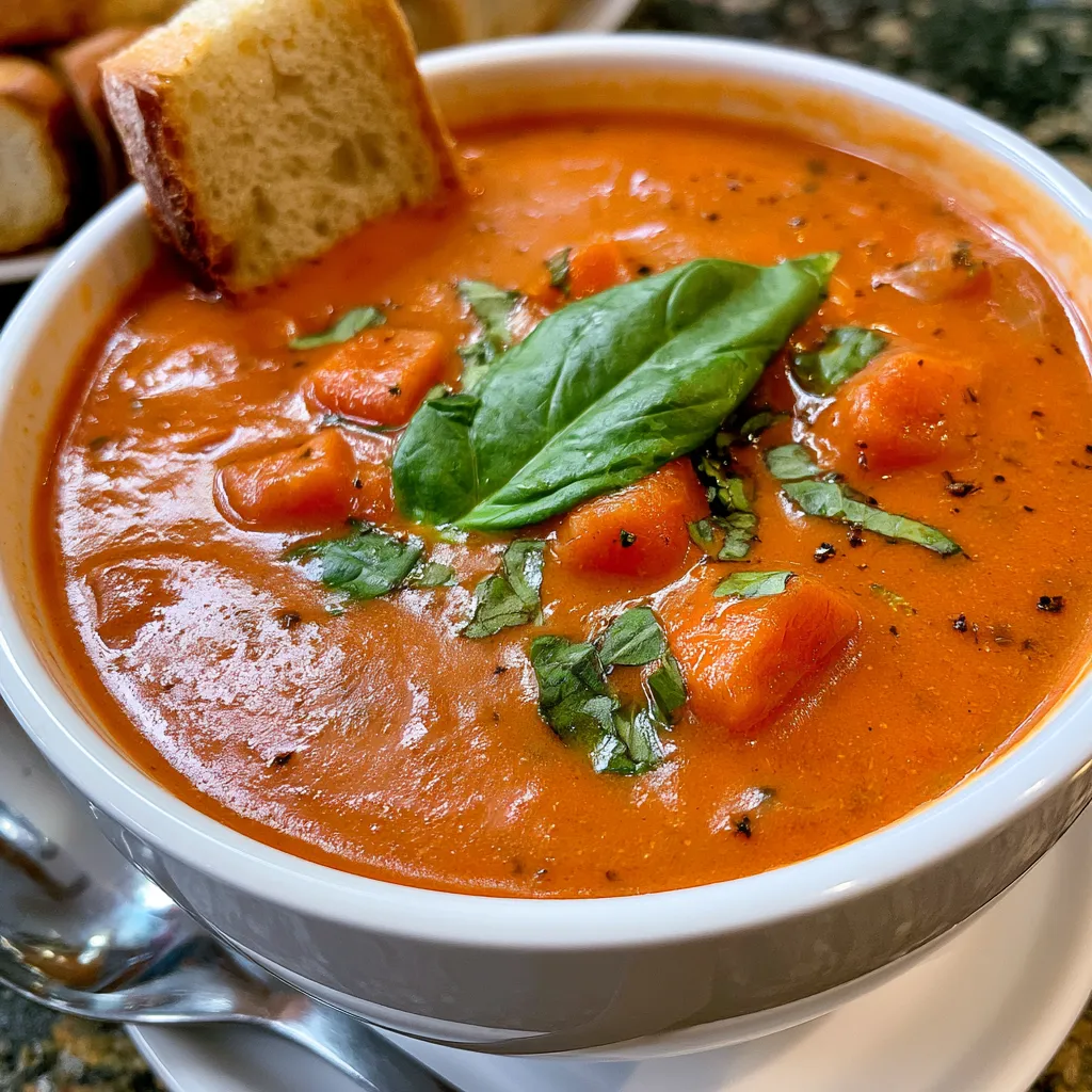 slow cooker tomato soup