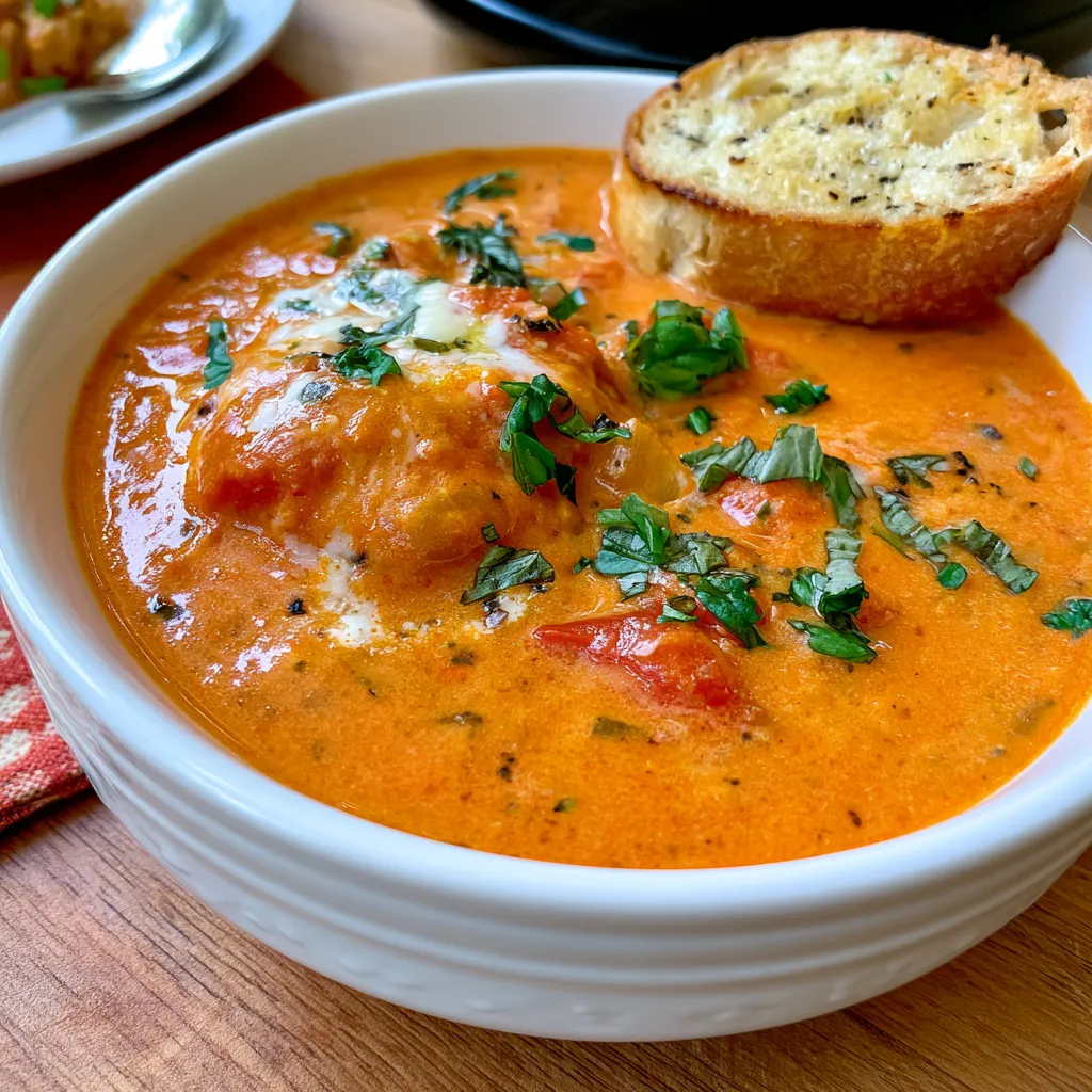 slow cooker tomato soup