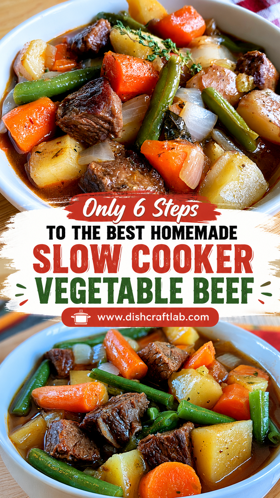 slow cooker vegetable beef stew