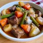 slow cooker vegetable beef stew