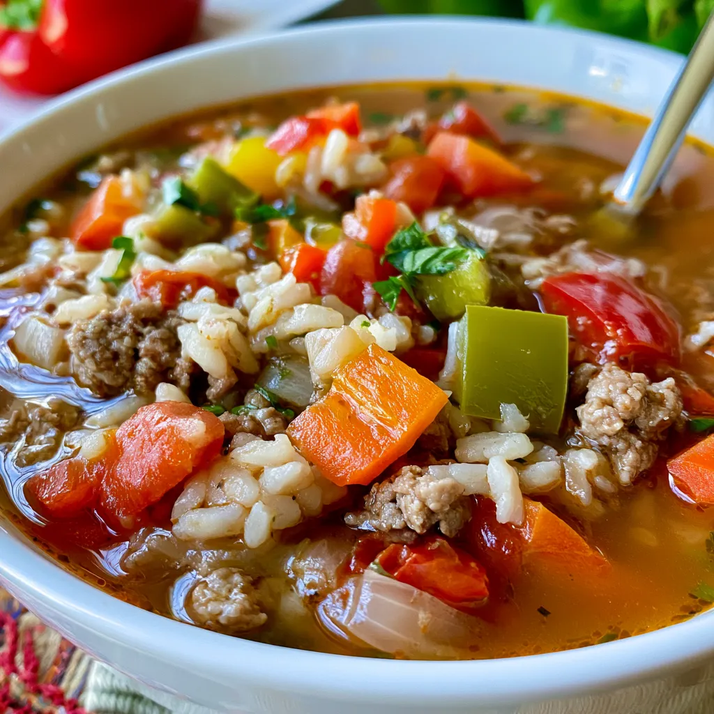 stuffed pepper soup