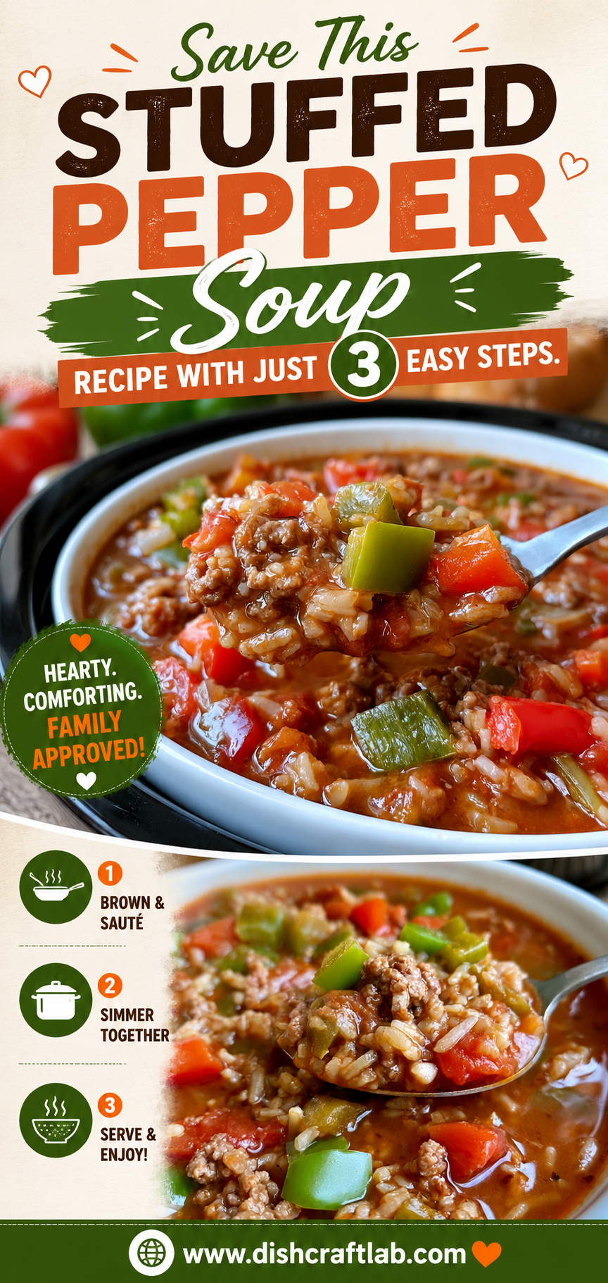 stuffed pepper soup crockpot style