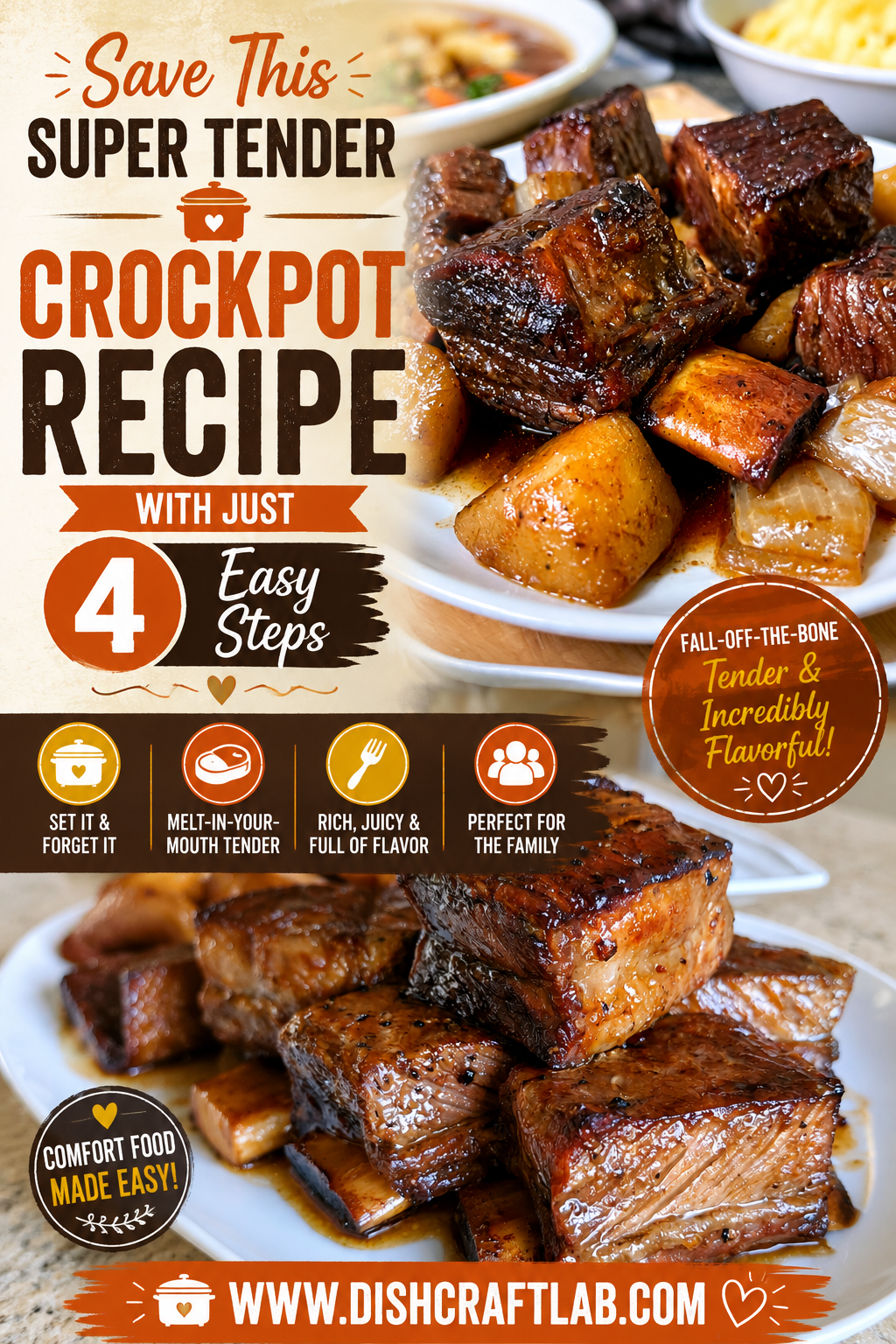 super tender crockpot beef short ribs