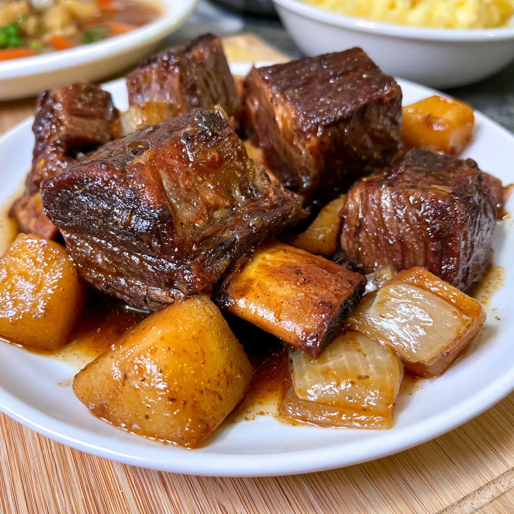 super tender crockpot beef short ribs