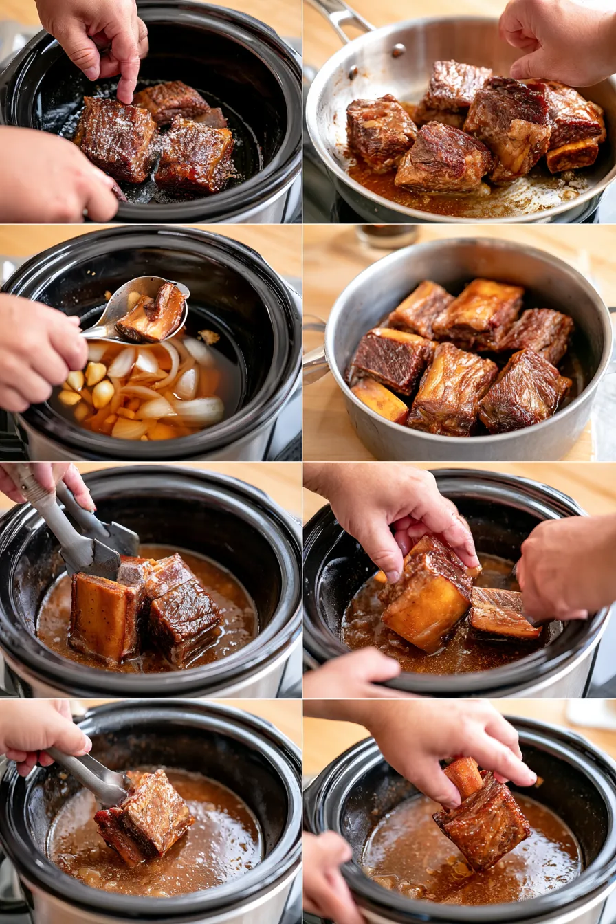 super tender crockpot beef short ribs