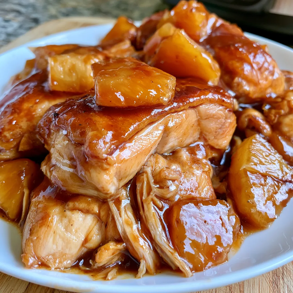 sweet hawaiian crockpot chicken