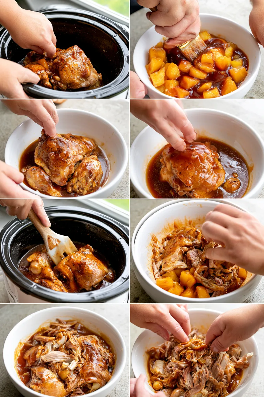 sweet hawaiian crockpot chicken