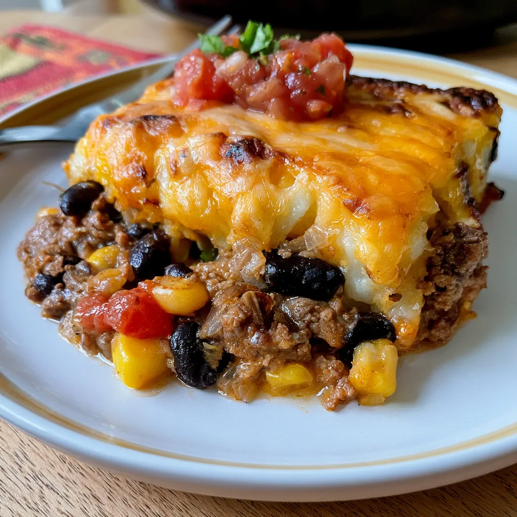 taco crock pot hashbrown casserole